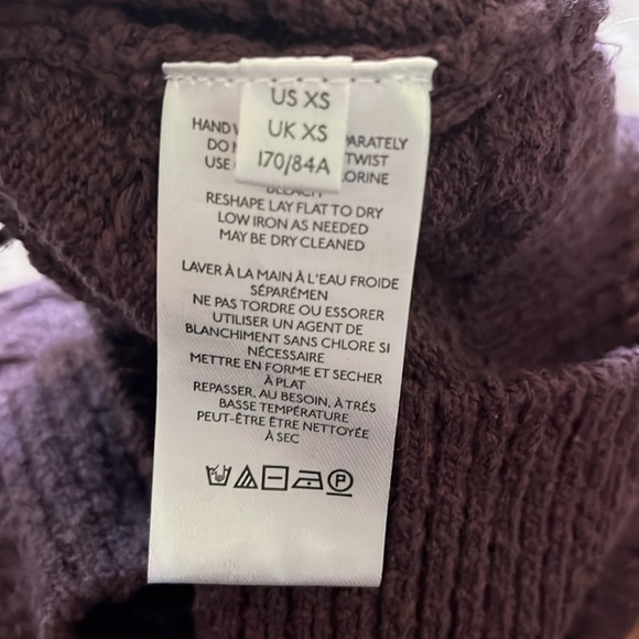 New Free People Rosemary Plum Sweater Set Size XS - Picture 8 of 8